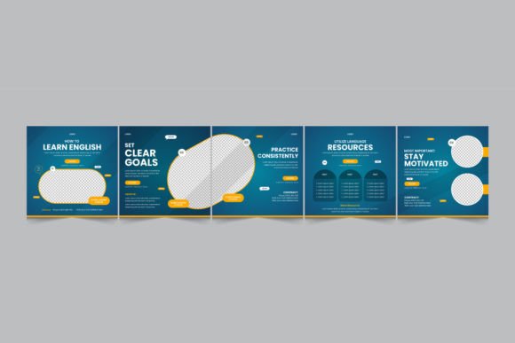 Download Carousel Template for E-learning - Learn Collection