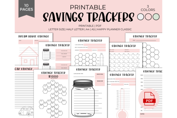 Download Money Savings Tracker Printable - Premium Resources