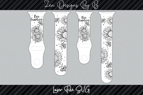 Download Bee Fearless Laser Watch Band - Band Collection