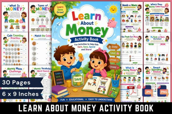 Download Learn About Money Activity Book - Learn Collection