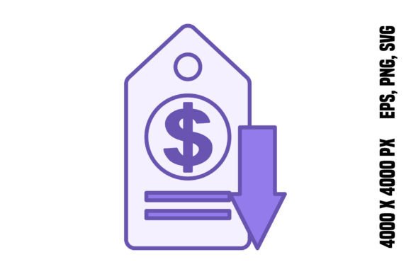 Download Colored Low Price Icon - Premium Resources