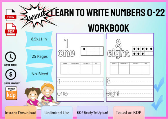 Download Learn to Write Numbers Workbook - Learn Collection