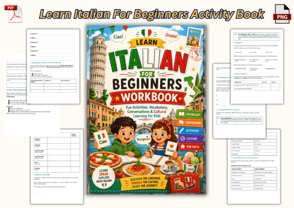 Download Learn Italian for Beginners Workbook - Learn Collection