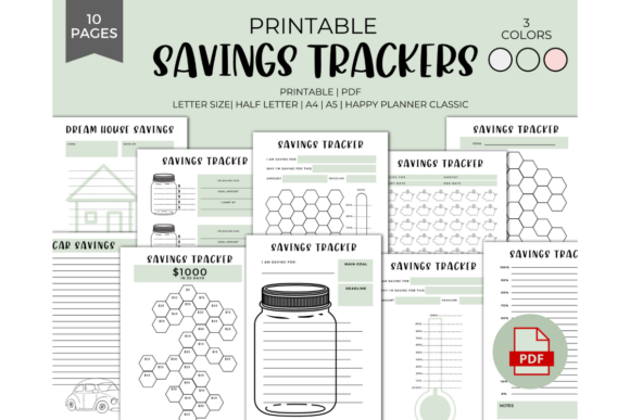 Download Money Savings Tracker Printable - Premium Resources
